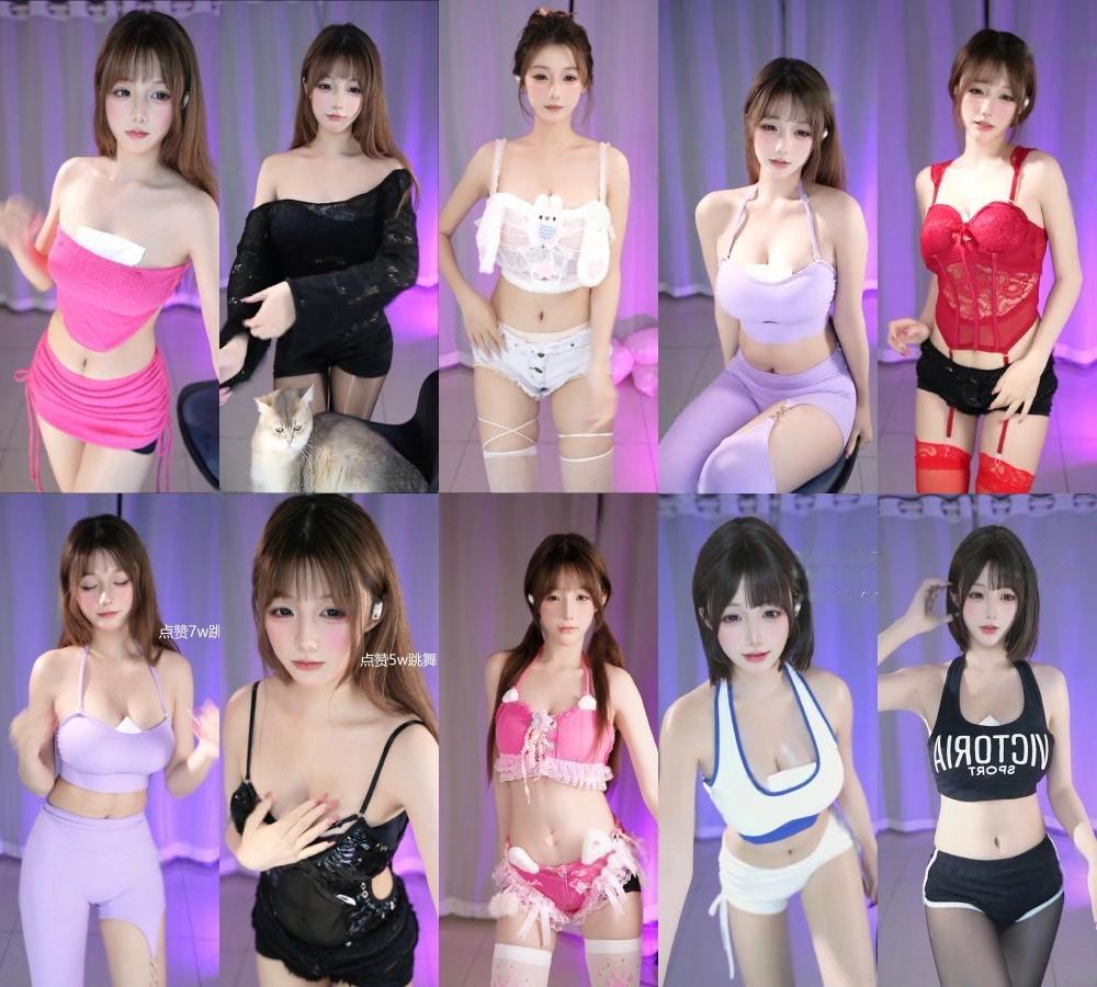 B站UP主一条小糖糖直播跳舞精选合集全网惊呼