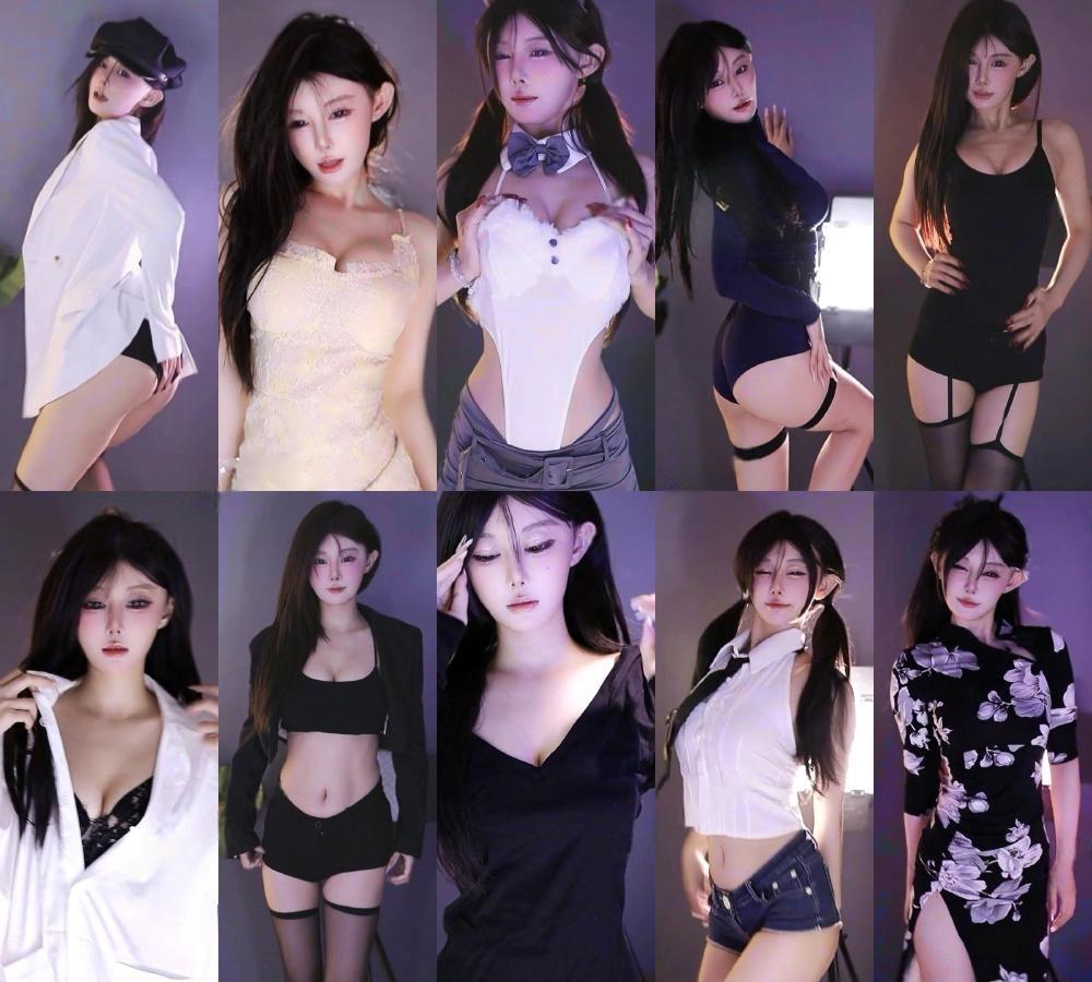 网易CC直播小c甜24年9月精选跳舞舞蹈素材大全