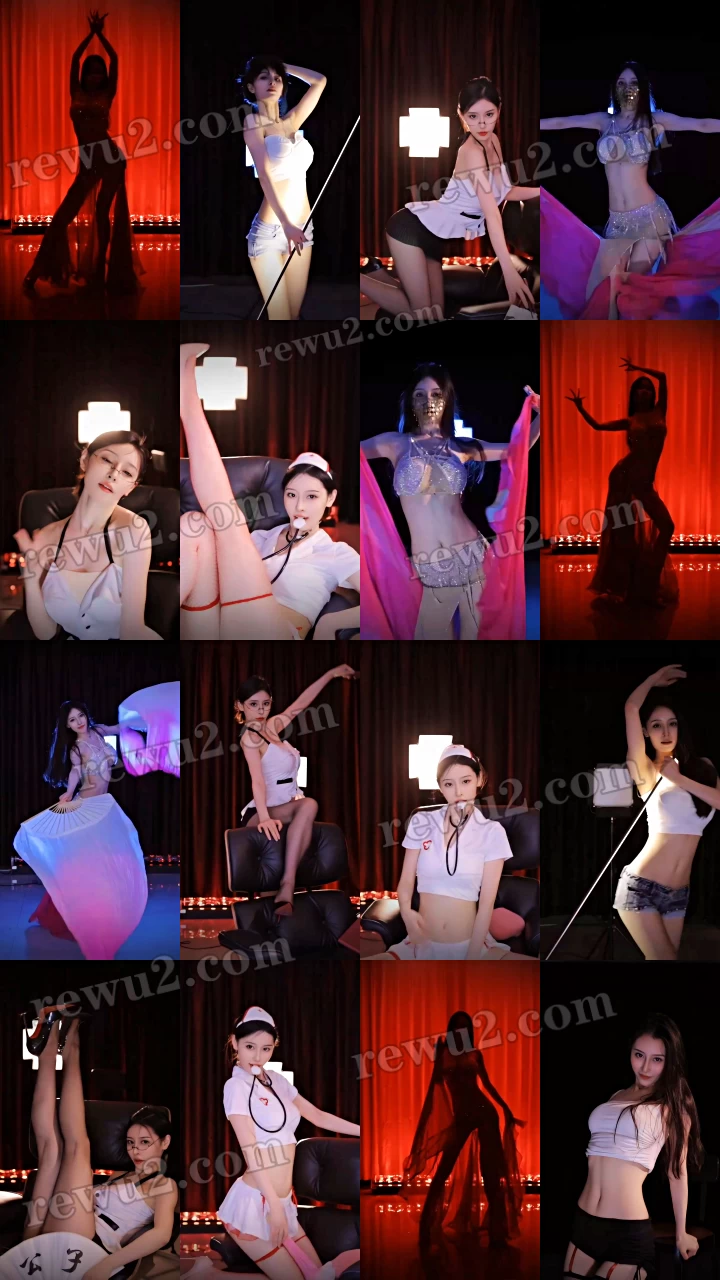 虎牙主播 陈莫沫吖 精选跳舞福利（12V1.5G）素材分享