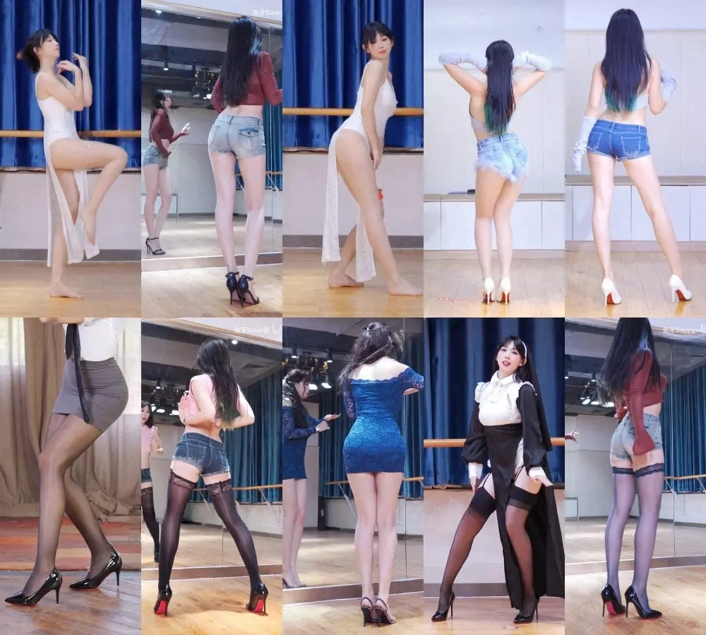 B站UP主兔牙sinar酱充电视频舞蹈合集素材大全