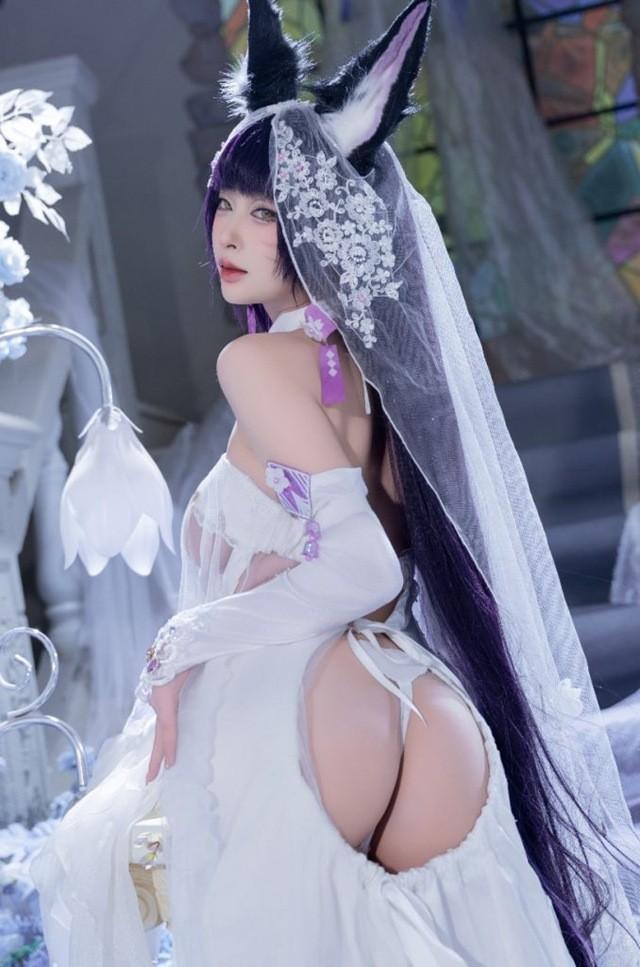 清水由乃 NO.077 碧蓝航线 武藏 紫藤花[51P1V-638MB]