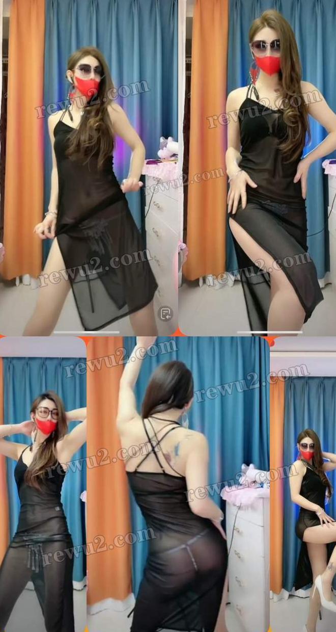 【抖音主播】宁宁透视黑纱杏感跳舞 无水印 （2v/19m）劲爆画面