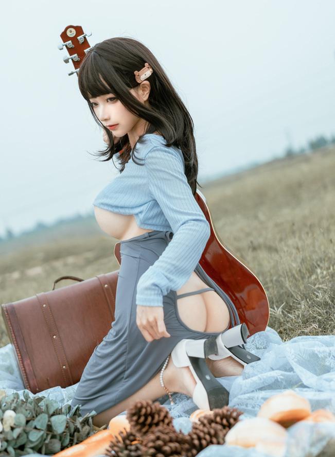 蠢沫沫  – NO.122 吉他妹妹[50P/629MB]