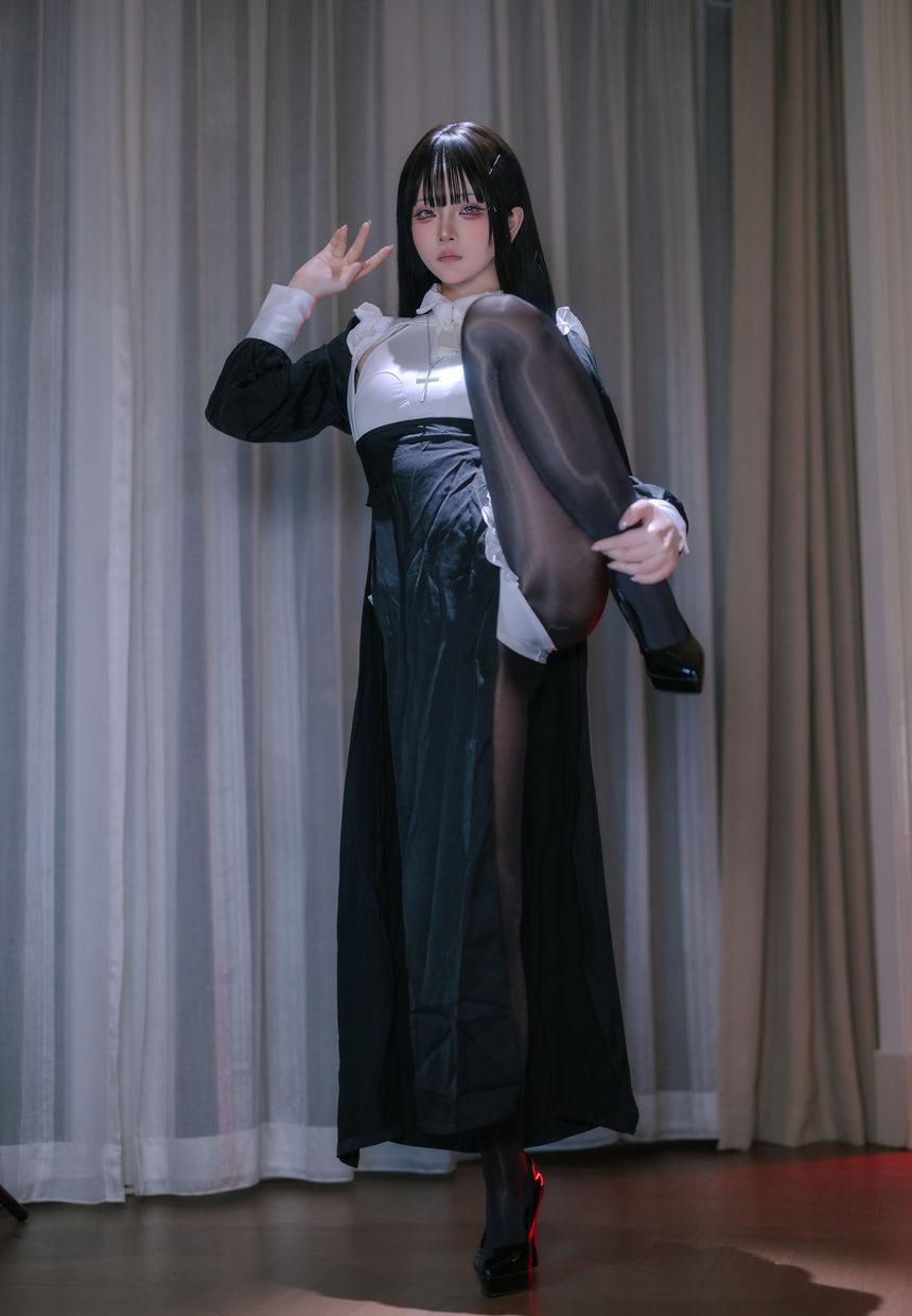 屿鱼 –  黑丝修女[40P-82.5M]