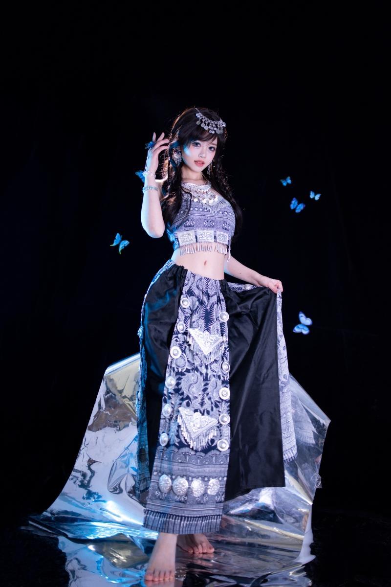 星黛鹿鹿 千反田鹿子 苗疆蓝蝶【52P-710MB】-收藏版