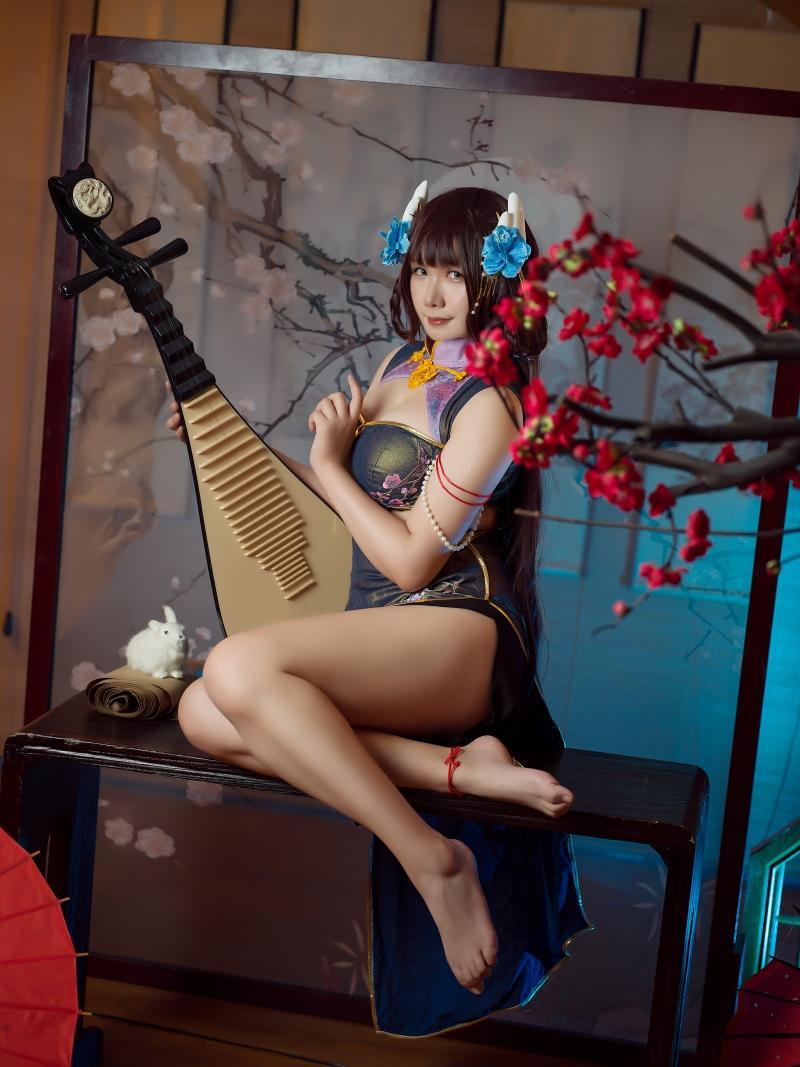 麻花酱 比睿旗袍 泳装【61P-446MB】-优质作品