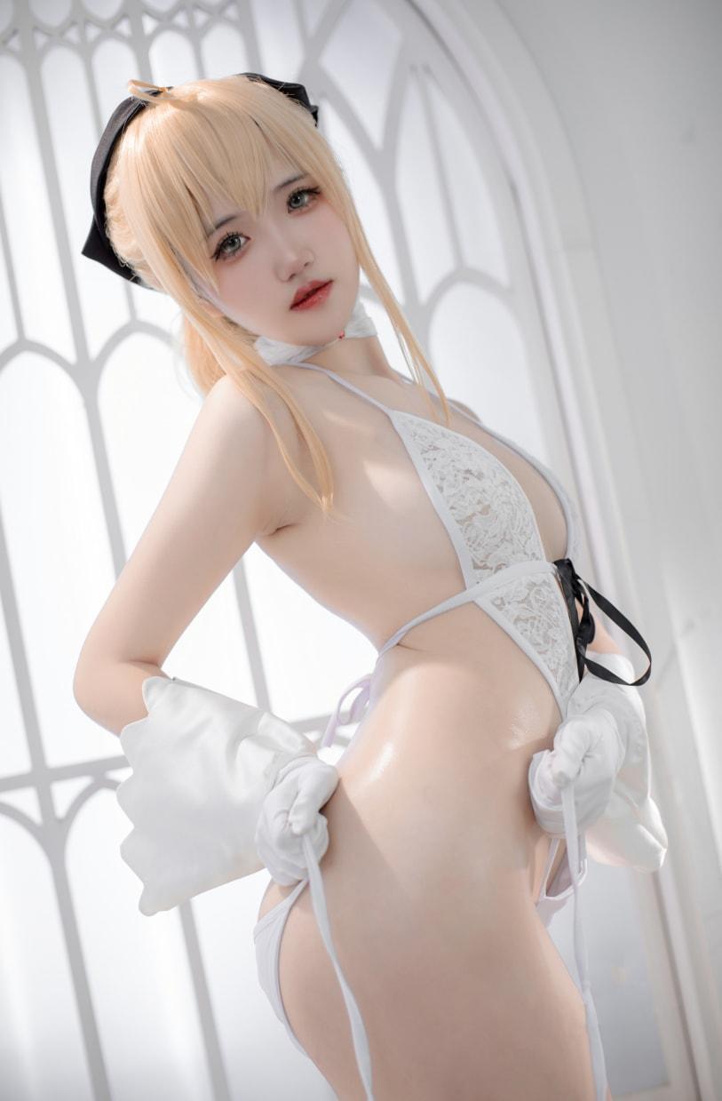 阿薰kaOri – FGO 白Saber-精美作品
