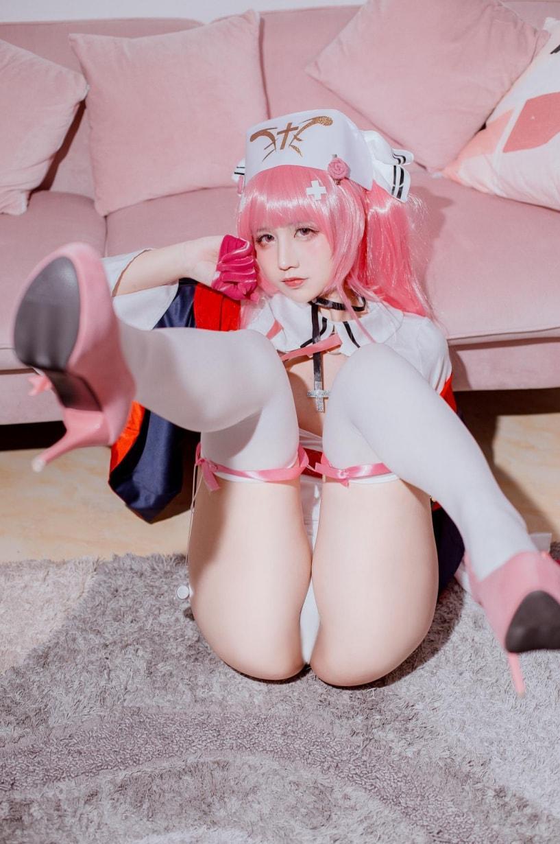 九曲Jean 碧蓝航线英仙座护士-让人受不了