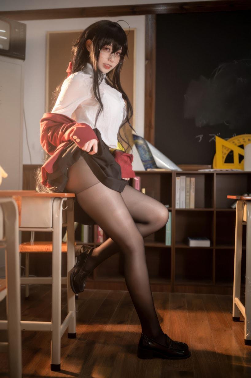 安食Ajiki 碧蓝航线 大凤 JK-最佳coser