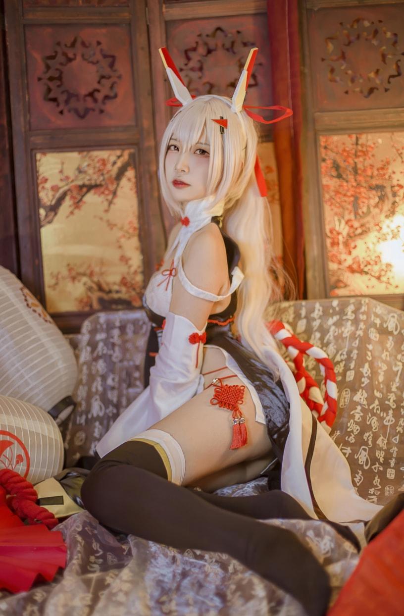 二佐Nisa – 碧蓝航线-绫波新春旗袍-最佳coser