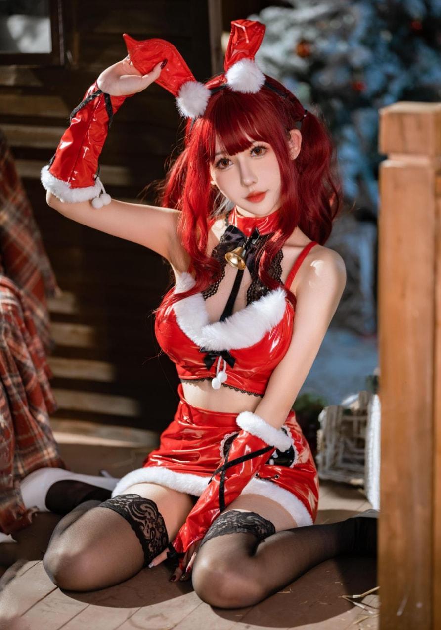 仙女月 红色圣诞兔-coser推荐